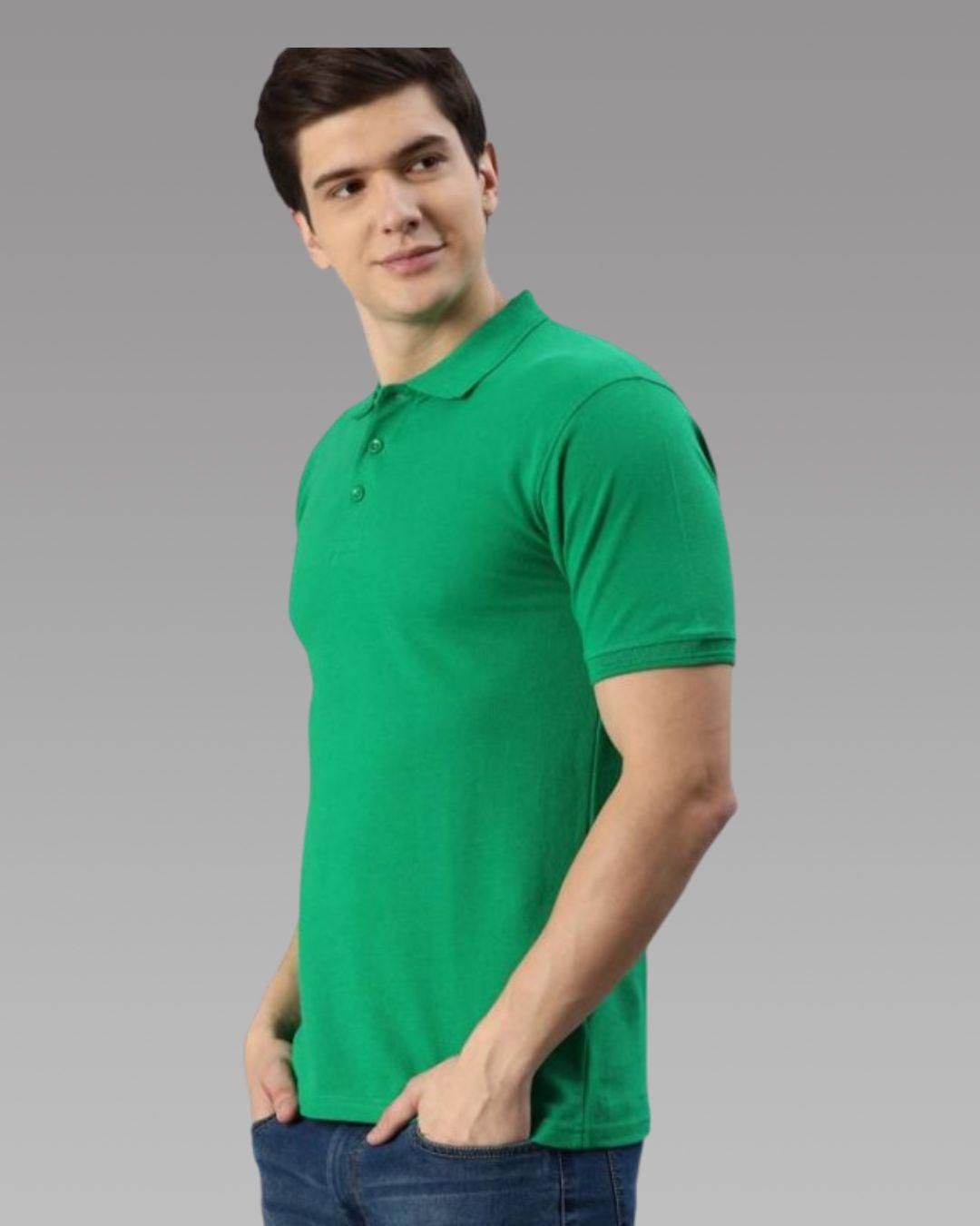 Men’s Premium Green Polo T-Shirt
