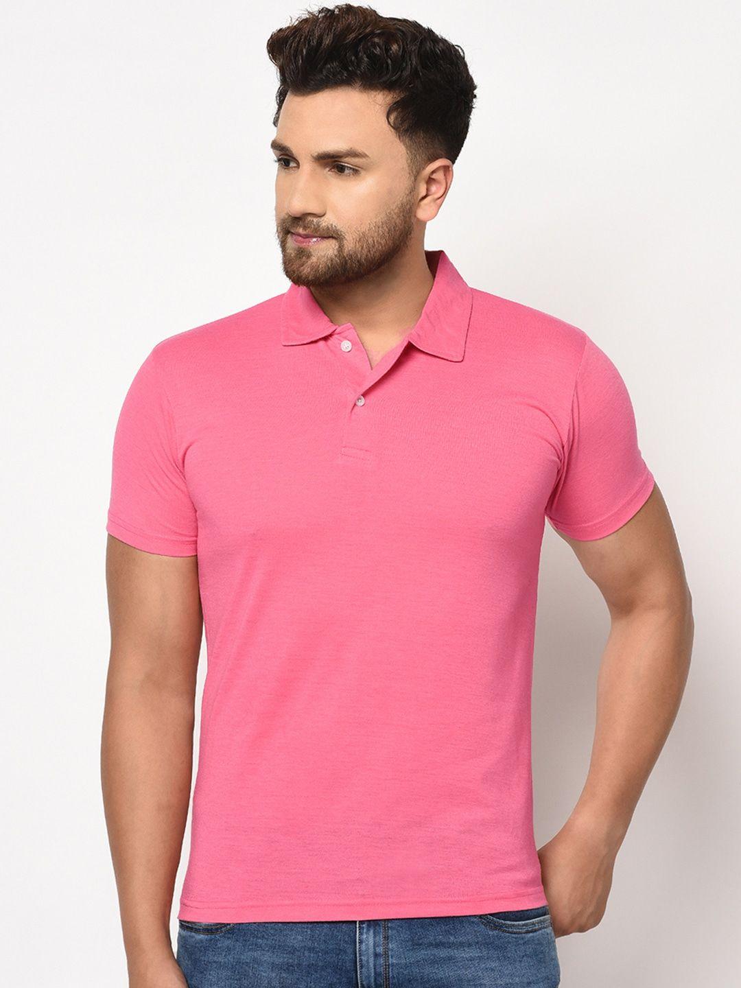 Men’s Premium Pink Polo T-Shirt