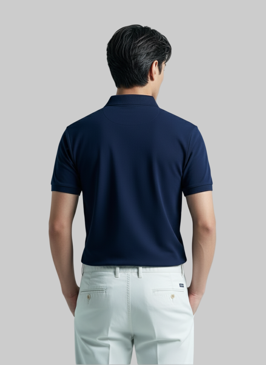 Men’s Premium Navy Blue Polo T-Shirt