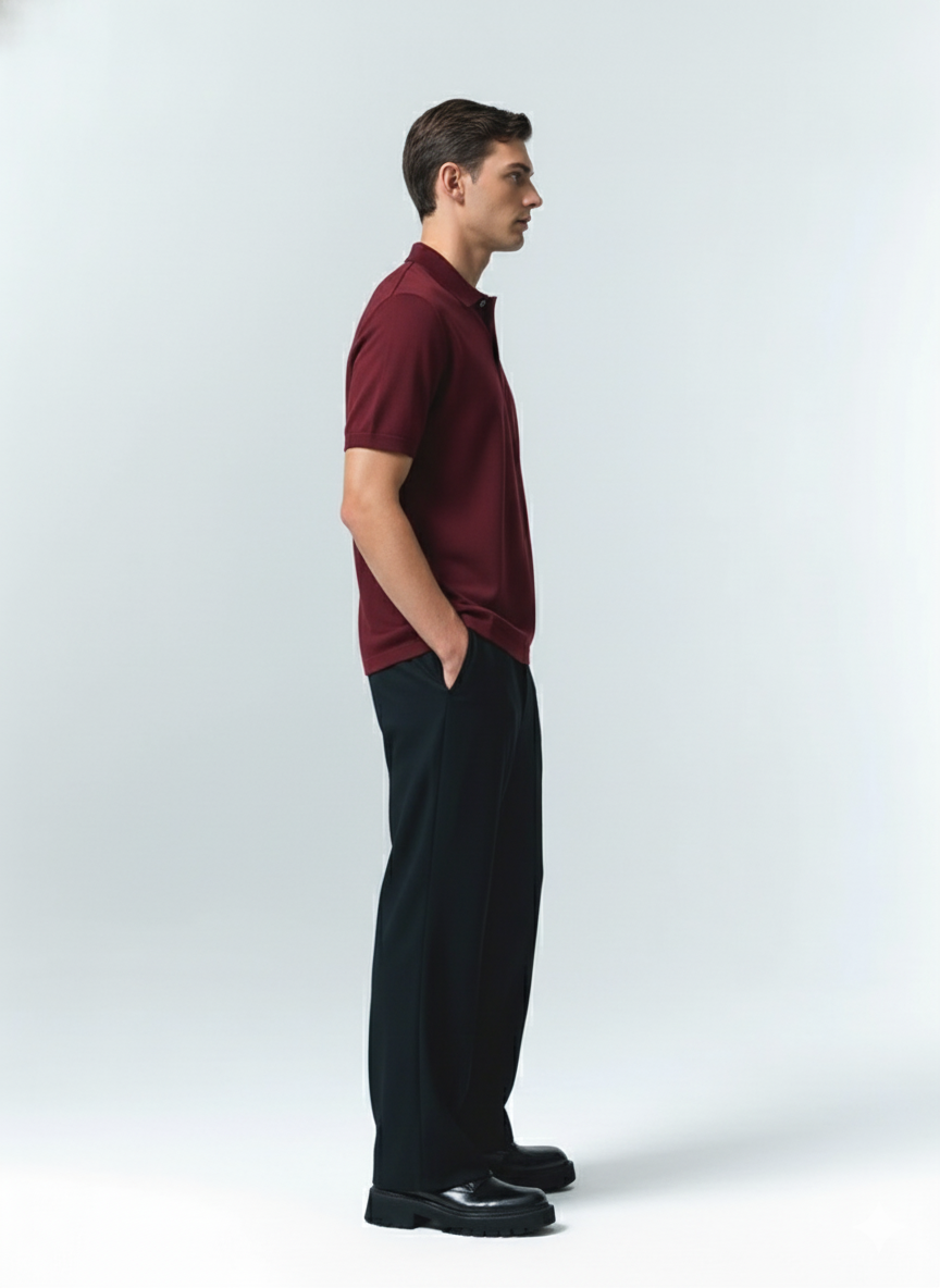 Men’s Premium Maroon Polo T-Shirt