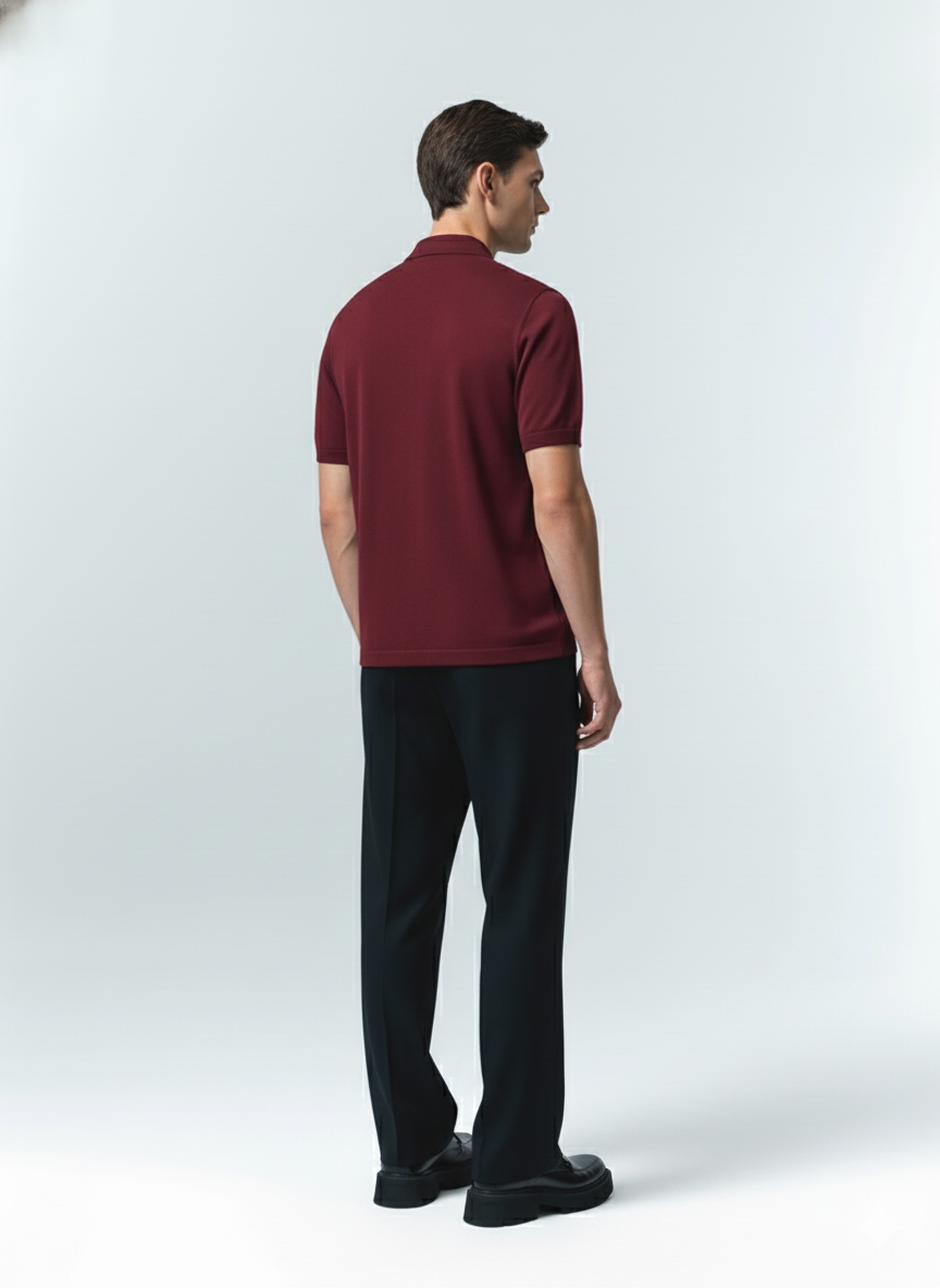Men’s Premium Maroon Polo T-Shirt