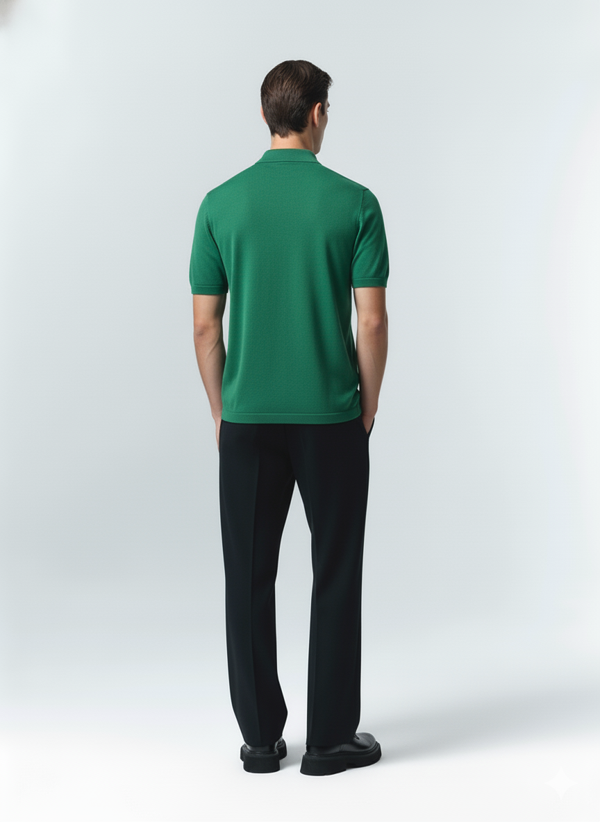 Men’s Premium Green Polo T-Shirt