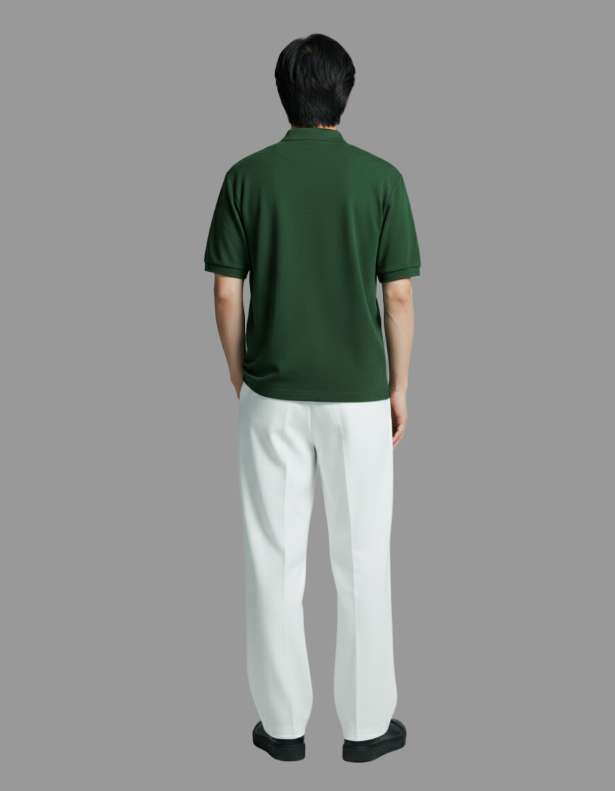 Men’s Premium Bottle Green Polo T-Shirt